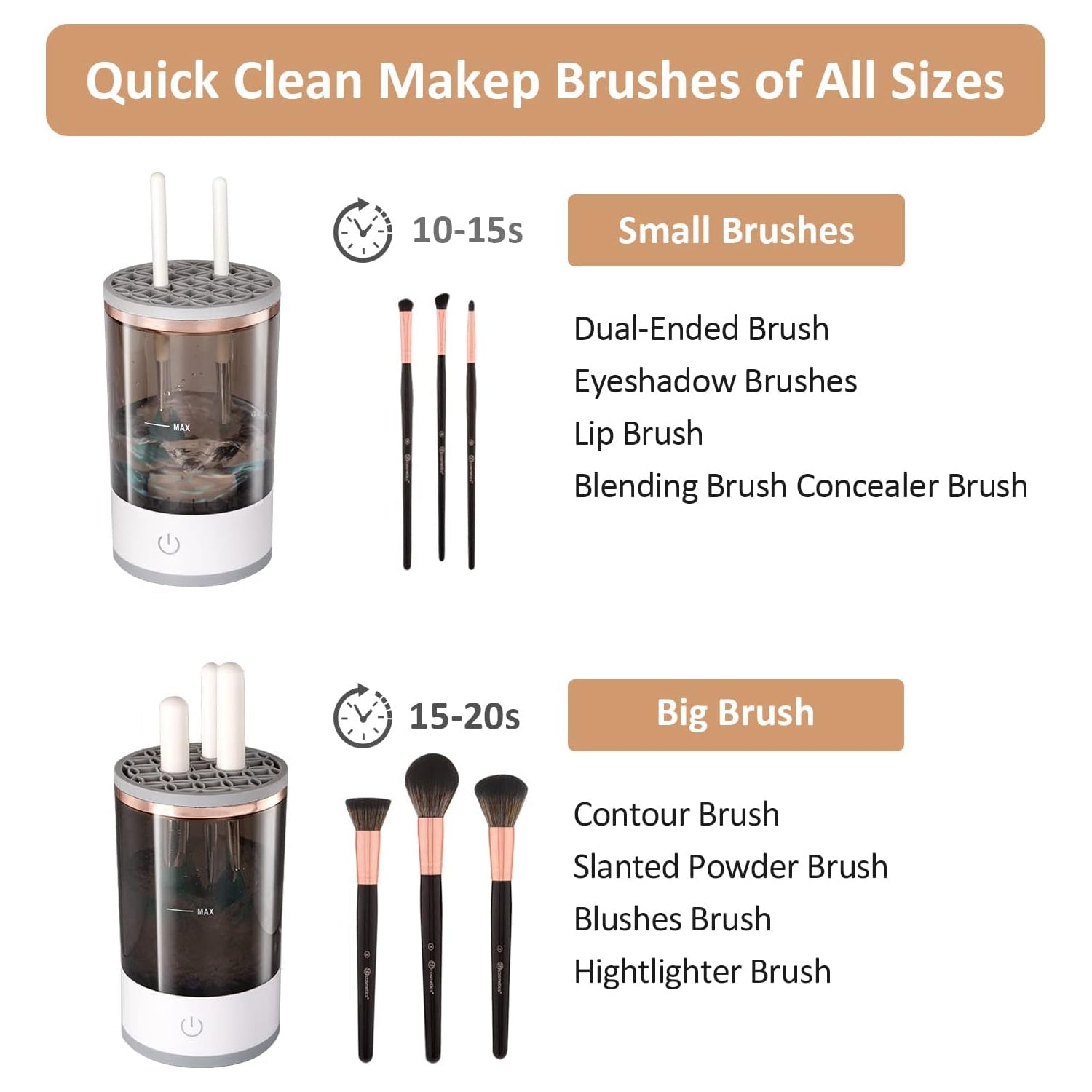 12987 Automatic Makeup Brush Cleaner Fast Electric Brush Cleaner Hand Free Machine Super Clean Brush Washer & Brushes Organizer Tool (1 Pc) 12987 Automatic Makeup Brush Cleaner Fast Electric Brush Cleaner Hand Free Machine Super Clean Brush Washer & Brushes Organizer Tool (1 Pc)